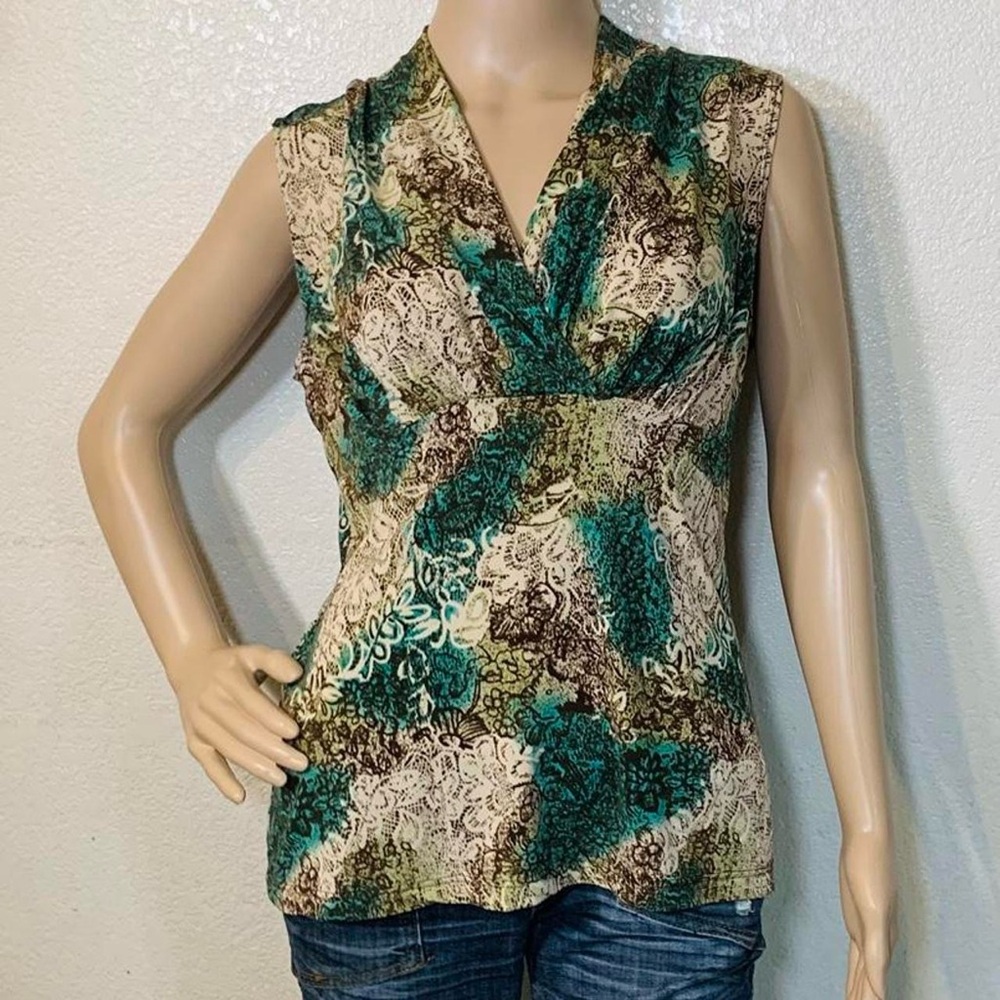 Y2K FAIRYCORE SLEEVELESS BLOUSE MEDIUM